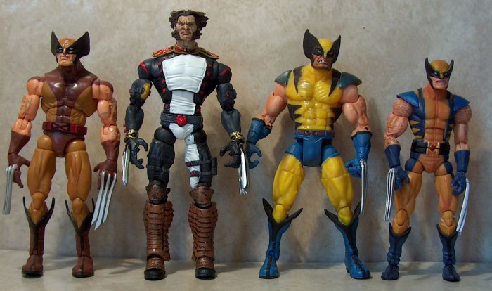 X-men series 2 Angel, Juggernaut and Air Strike Wolverine