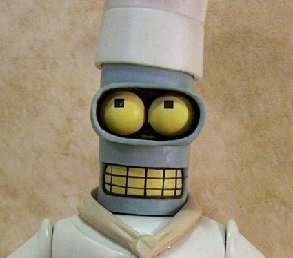 Chef Bender close up