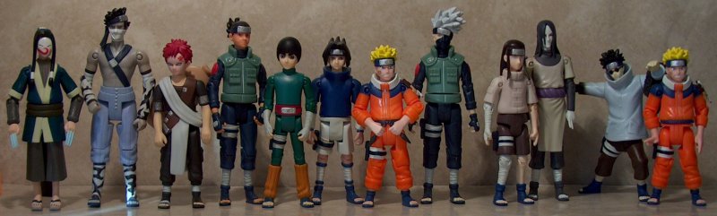 Mattel naruto action figures sales