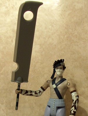 Zabuza holding sword