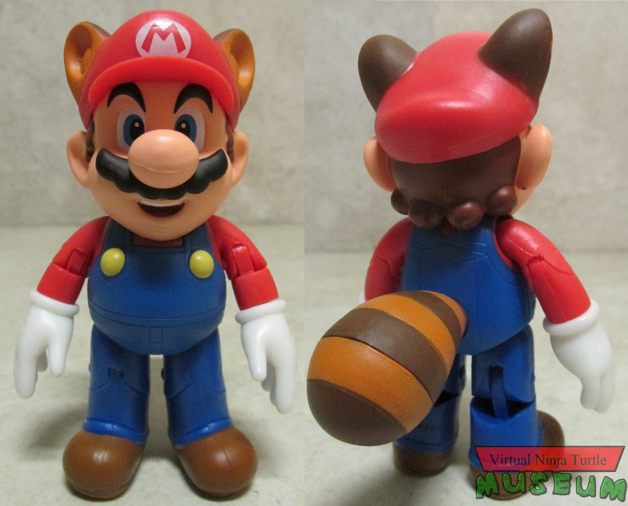 Raccoon Mario front and back