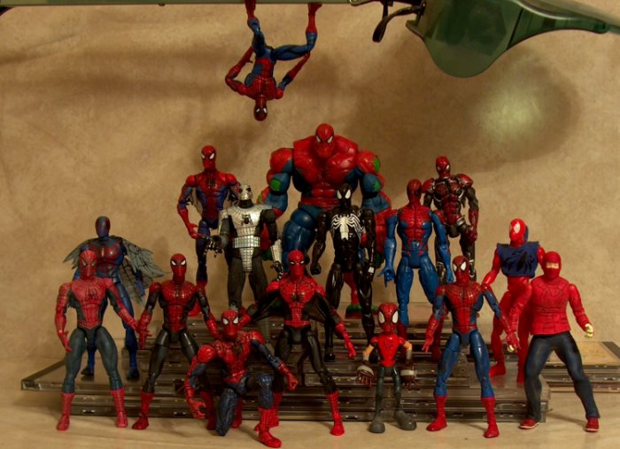 spiderman figure collection