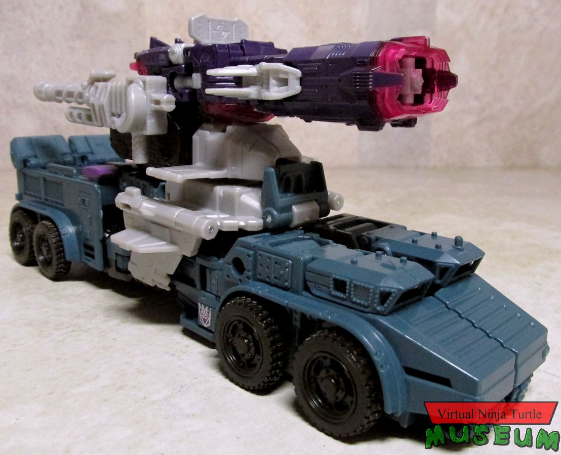 Onslaught vehicle mode with Shockwave